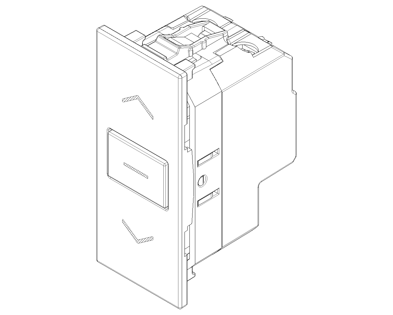 Commutatore 1P 10 AX 250 V~, a due tasti, con frecce direzionali e posizione OFF centrale Vimar Linea banco-nero-canapa 30060.B/G/C Commutatore 1P 10 AX 250 V~, a due tasti, con frecce direzionali e posizione OFF centrale Vimar Linea banco-nero-canapa 30060.B/G/C